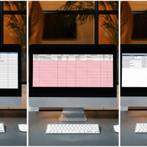 Mockup bundle of three templates