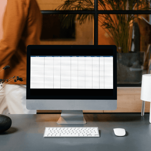 SEO Audit template mockup